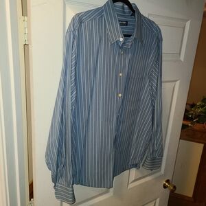 Blue Striped Men's Shirt